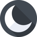 weather,meteorology,nature,stars,astronomy,moon,night,half moon,moon phases,moon phase